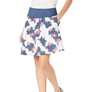 PUMA A Line Women's Size XL PWRSHAPE Floral Golf Skirt Dark Denim 18 Inch Sports